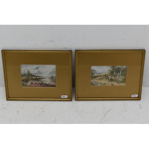 188 - Two Matching Framed and Glazed Prints depicting Country Scenes (10