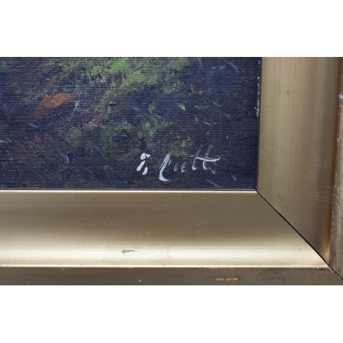 302 - Antique Oil on Canvass depicting Lakeland Scene signed to bottom Right Corner in Gilt Framed Mount (... 