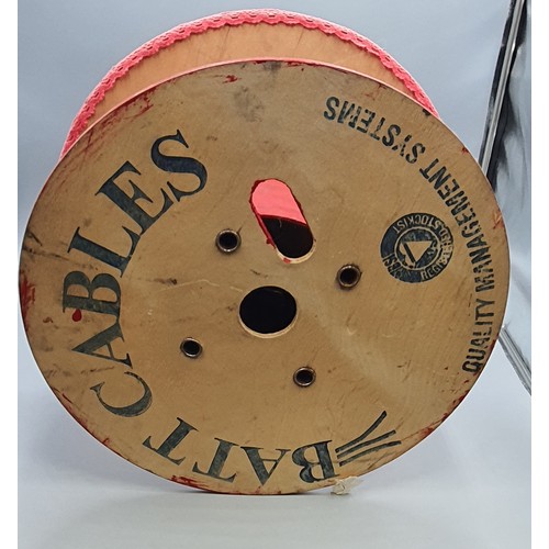 492 - A Reel Coffee Table Approx 20 Inches In Diameter