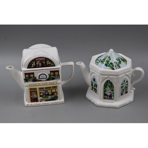 96 - Two Wade Cottage themed Teapots
