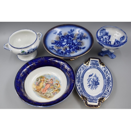 209 - Mixed Collection of Mid Century Ceramics to include Victoria Blue and White, Wood and Sons, Empire, ... 