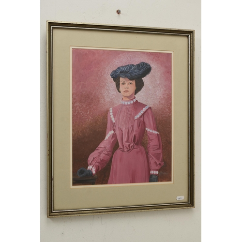 371 - Original Pastel Picture By Margaret Fletcher titled 'Liza 1890' approx. 18