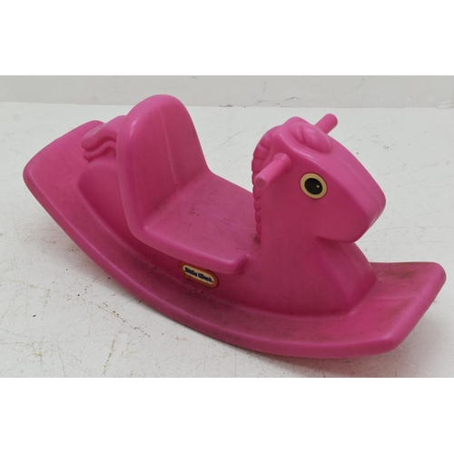 451 - Two Little Tikes Rocking Horses and a Kiddies Slide