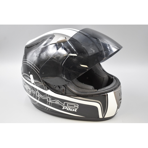 523 - G-Mac Pilot Motorcycle Helmet with Visor
