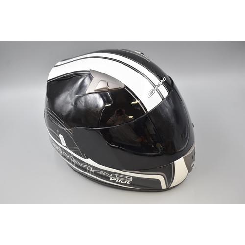 523 - G-Mac Pilot Motorcycle Helmet with Visor