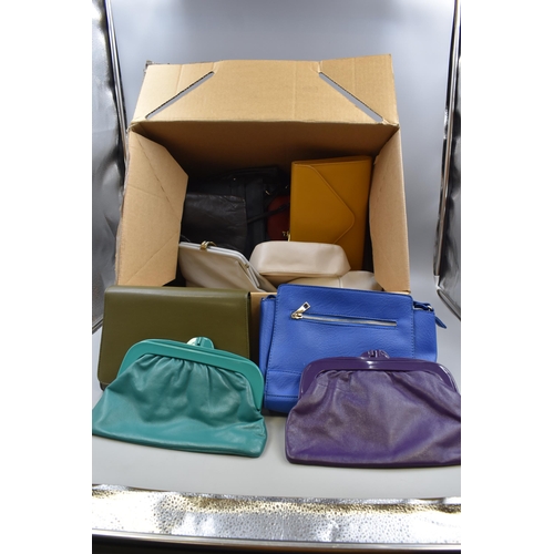 524 - Mixed Box of Handbags Incl New With Tag