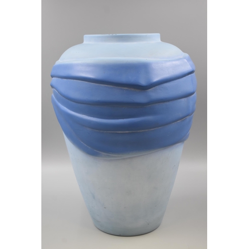 541 - Large Ceramic Powder Blue Vase (17