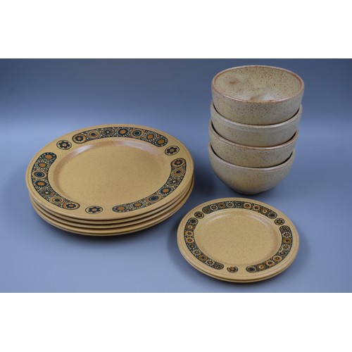 548 - Collection of Stoneware Plates and Bowls to include Kiln Craft
