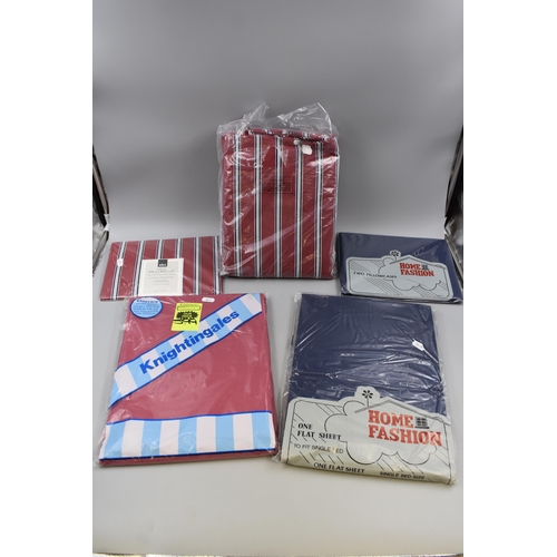 553 - Collection of New bedding Sheets and Pillow cases to include Single and Double Bed Size