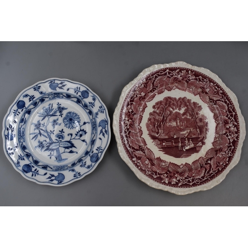 401 - Selection of Quality Ceramics including Masons, Delf, Spode and More (6 Pieces)