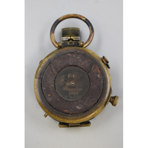 115 - British Military WWI 1918 Field Compass