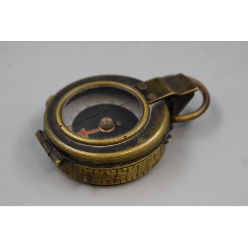 115 - British Military WWI 1918 Field Compass