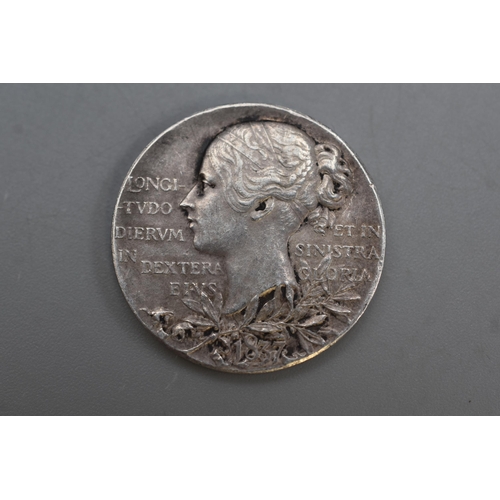 117 - An 1837 Silver Victorian Coronation Medal.