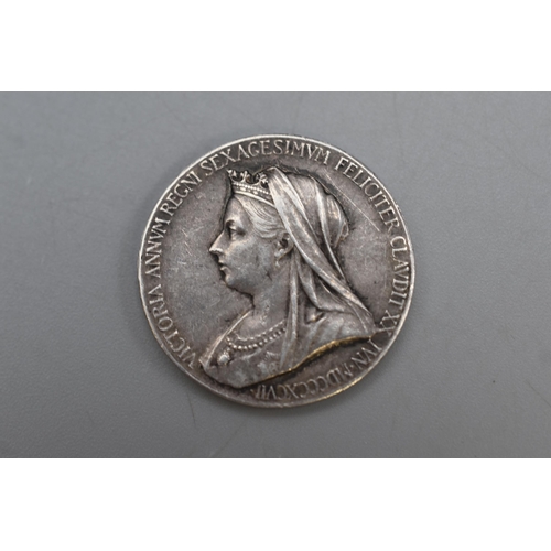 117 - An 1837 Silver Victorian Coronation Medal.