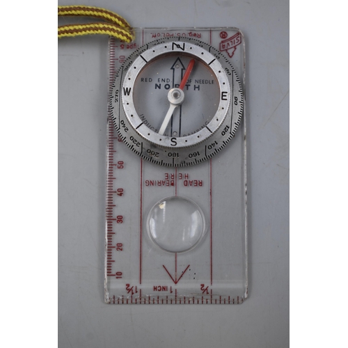 118 - Boys Scouts Map Reading Compass in Box, Pocket Compass and Bearing Compass