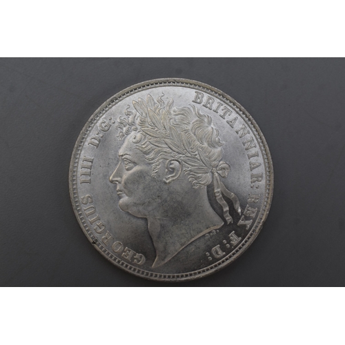 120 - George IIII 1820 Half Crown (Re-Strike)