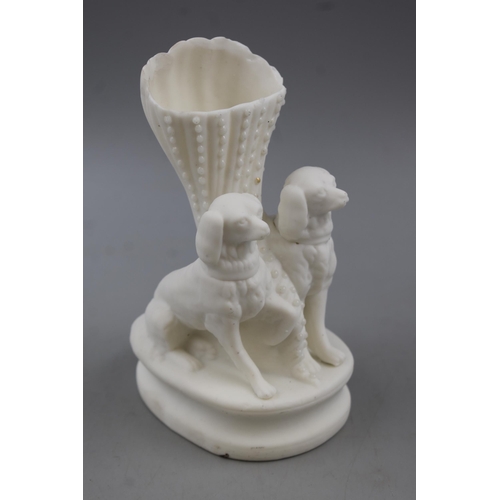 85 - King Charles Parian Ware Vase (a/f)