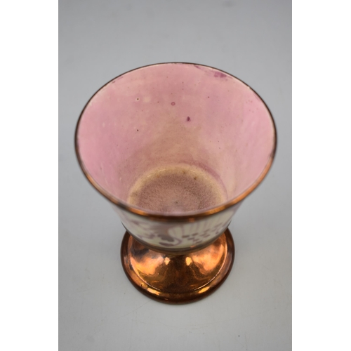 86 - Antique Lustre Ware Chalice (3.5