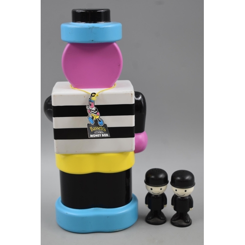 96 - Bertie Bassett Money Box and a Homepride Fred Condiment Set