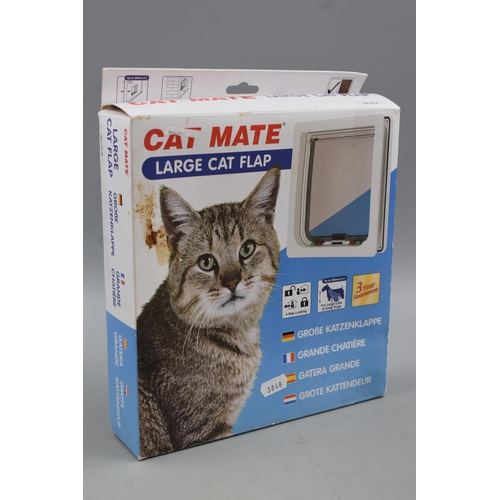 596 - Large Cat Flap in Box