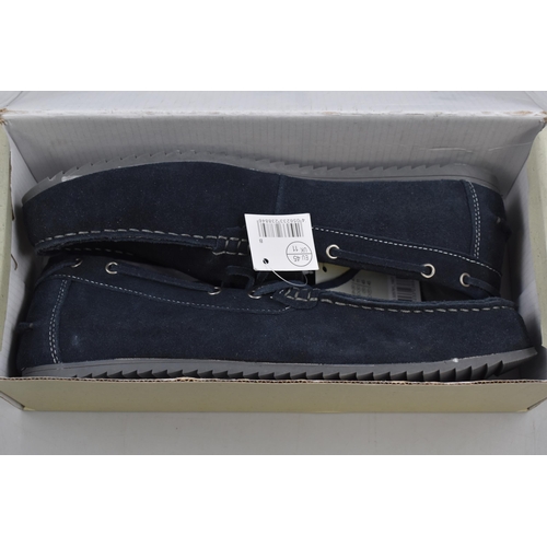 597 - Boxed Livergy Suede Loafers New in Box Size 11