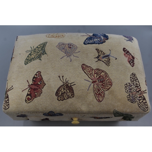 603 - Butterfly Footstool With Drawer