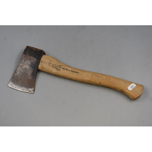 570 - Wilkinson Sword Hickory Handled Axe and a Small Plane