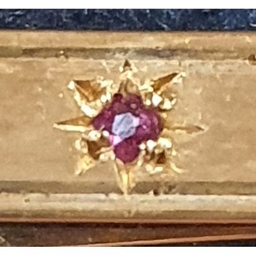 1 - Walker and Hall 9 Carat Gold Tie Pin In Original Case.