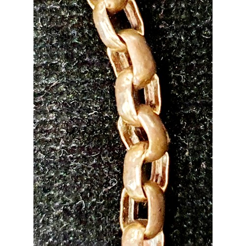 2 - 9 Carat Gold Chain Weight 9.95 Grams (Excluding Clasp as we think this is a replacement) Length of 2... 