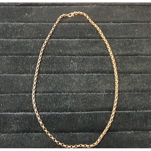 2 - 9 Carat Gold Chain Weight 9.95 Grams (Excluding Clasp as we think this is a replacement) Length of 2... 