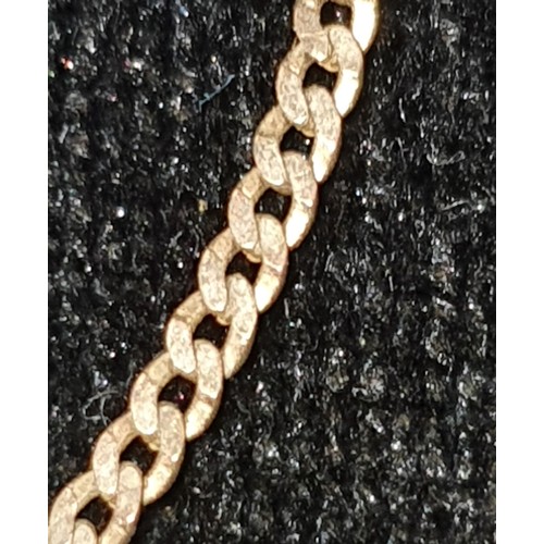 4 - 9 Carat Gold Chain Necklace 18 Inches Figaro Type Links