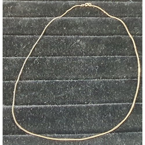 9 - 9 Carat Gold Necklace 18 Inches