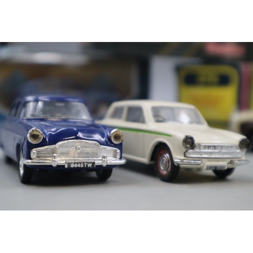 12 - Six Collectable Model Cars Includes Corgi Lotus Cortina, Corgi Ford Zephyr MkII, Solido Audi Quattro... 