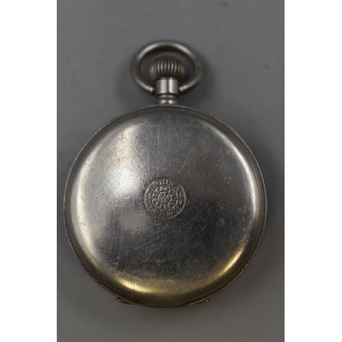 84 - West End Watch Company Pocket Watch (Working with second hand present, but will require fixing)