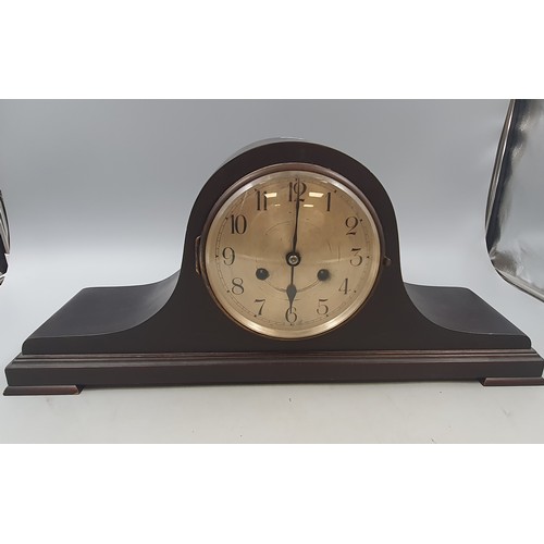 49 - Large German Mantle Clock Manufacture Wurtemberg Stamped 1844 on Workings. Measures 21 Inches Wide x... 