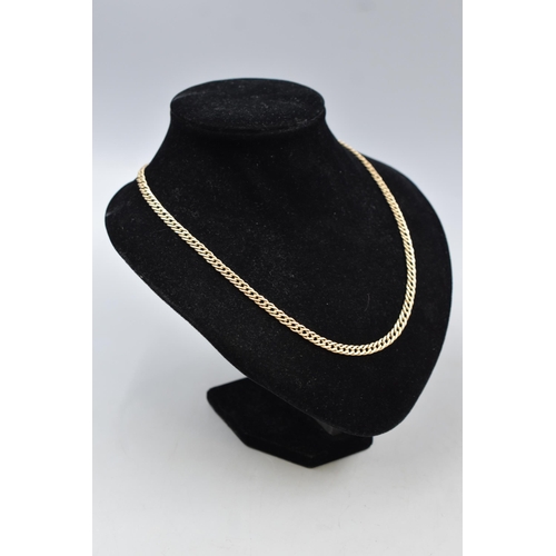 3 - Gold 375 (9ct) Curb Link Necklace (Length 20