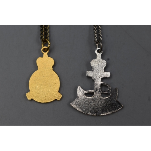 51 - Royal Navy and Royal Air Force Pendant Necklaces