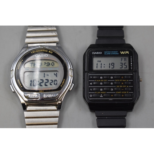 72 - Two Casio Digital Watches (Both Working)