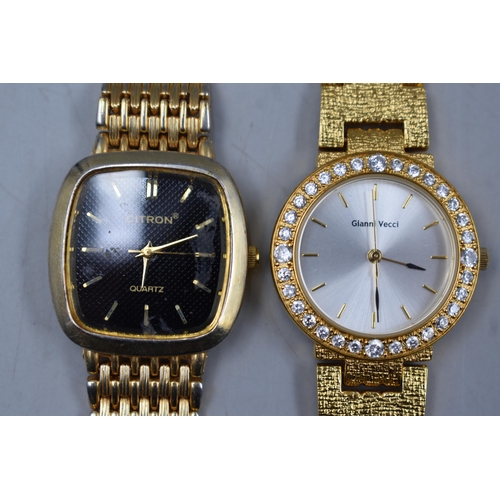 78 - A Selection Of Five Mostly Ladies Watches, Includes Lucerne, Gianni Vecci and More.