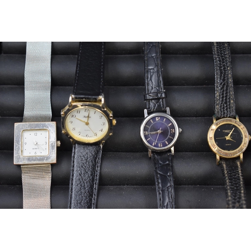 81 - Selection of 9 Quartz Watches including Reflex Saisho, Select and More