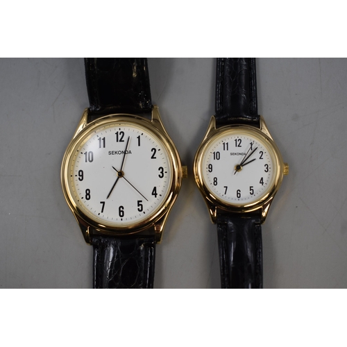 101 - Ladies and Gents Sekonda Watches New In Cases