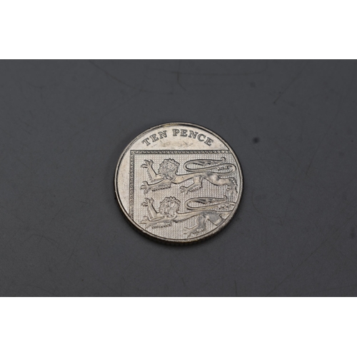 123 - Double Sided Ten Pence Coin (Tails) for Tricksters and Magicians