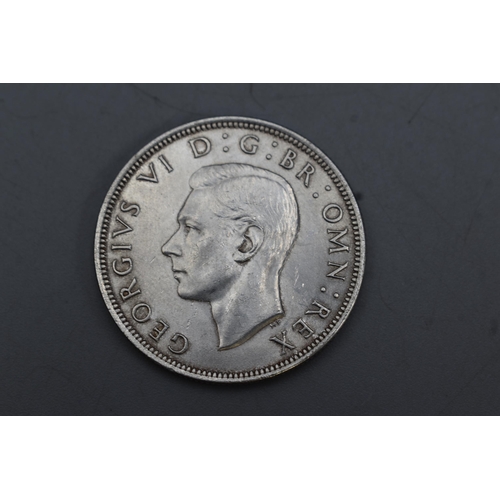 135 - George VI 1945 Silver Half Crown