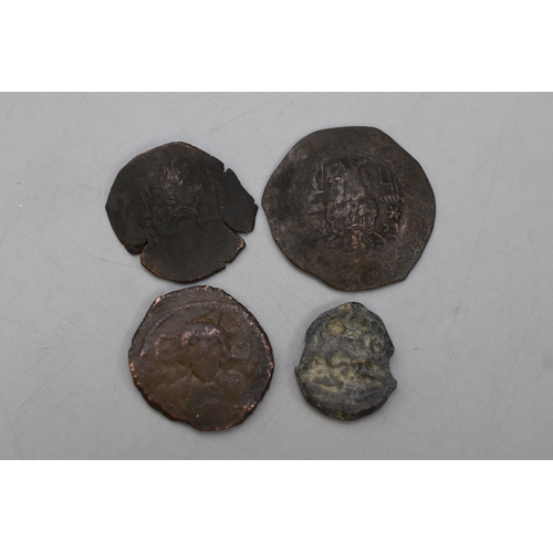 137 - Selection of 4 Byzantium Period Coins