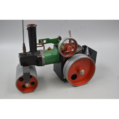 156 - Vintage Mamod Steam Roller complete with Burner a/f