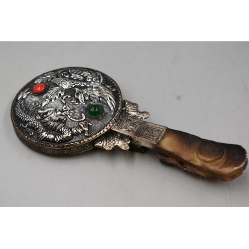 202 - Chinese Decorative Hand Mirror