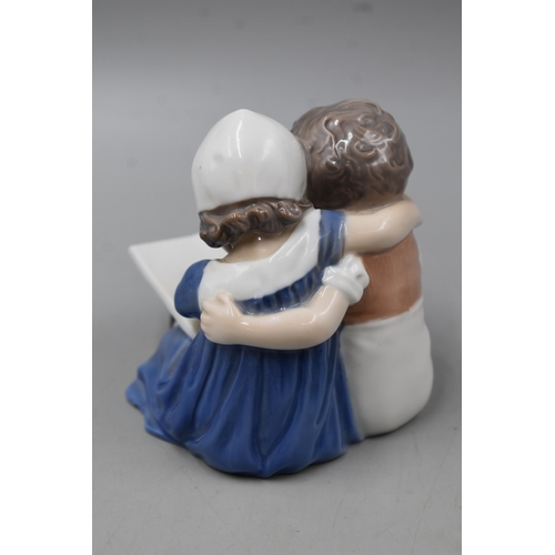 229 - Bing and Grøndahl Porcelain Figurine 1567 Children Reading approx. 4