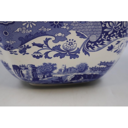 267 - Large Blue and White Spode Chinese Decorated Fruit Bowl 10