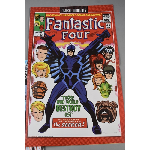 476 - Selection of 8 Classic Marvel Figurines and Six Magazines including Captain America, Blade, Cage, Ma... 