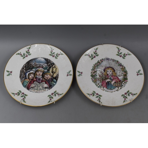 318 - Collection of Six Royal Doulton Christmas Plates